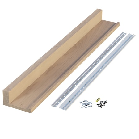 Designs Of Distinction 36" Slimline Channel Shelf - Alder 01CHSHLF0436AL1